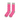 Fuchsia with White Polka Dot Socks