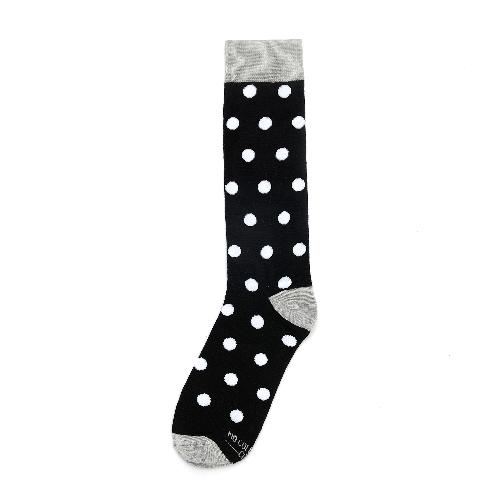 Black Socks with White Polka Dot Socks