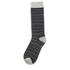 Black, White, and Grey Striped Socks