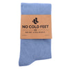 Solid Dusty Blue Socks