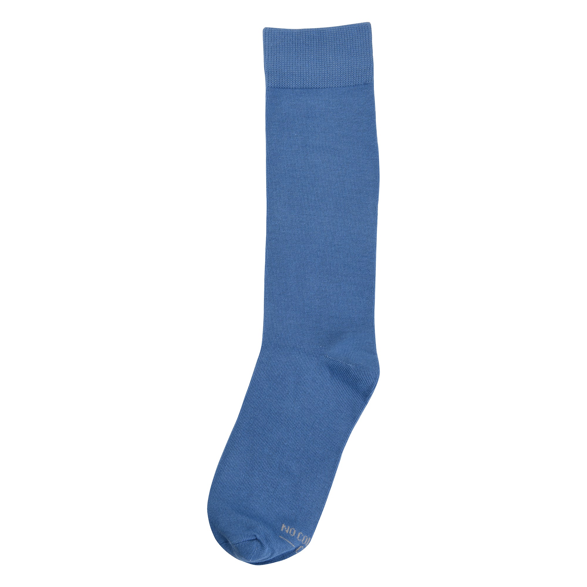 Solid Steel Blue Socks