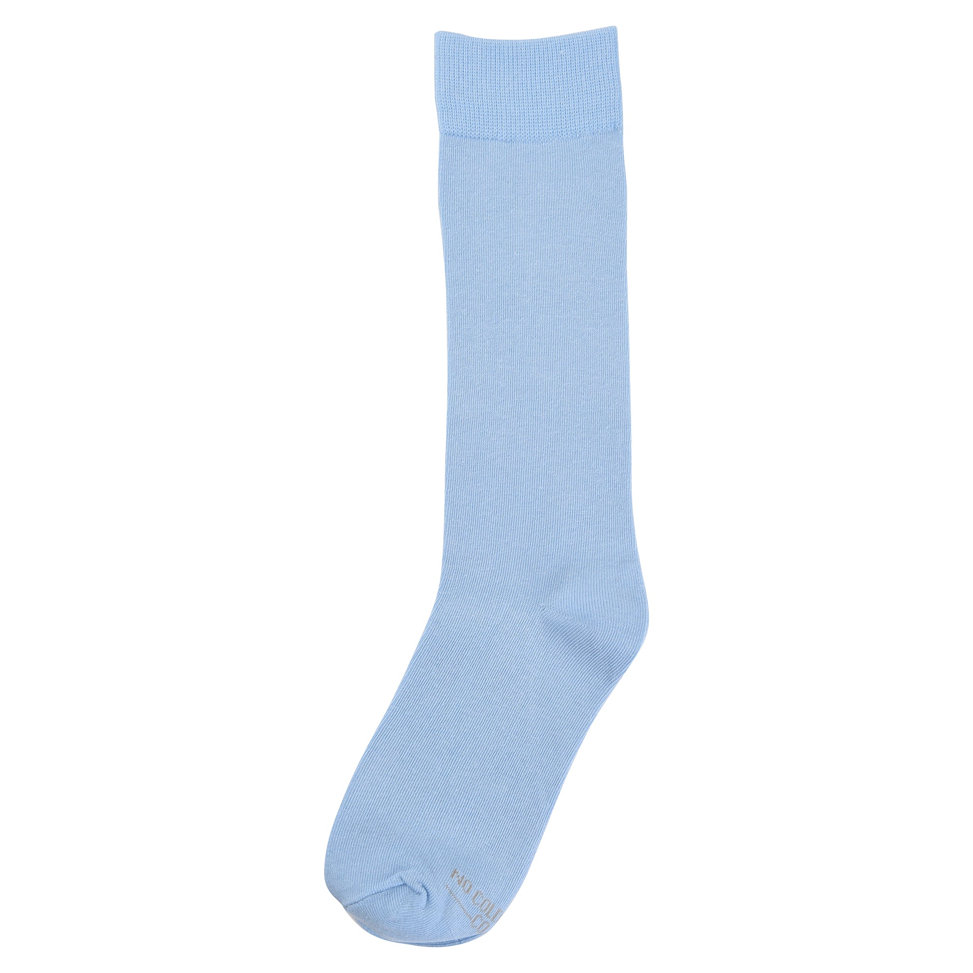 Solid Sky Blue Dress Socks for Groomsmen | No Cold Feet Co.