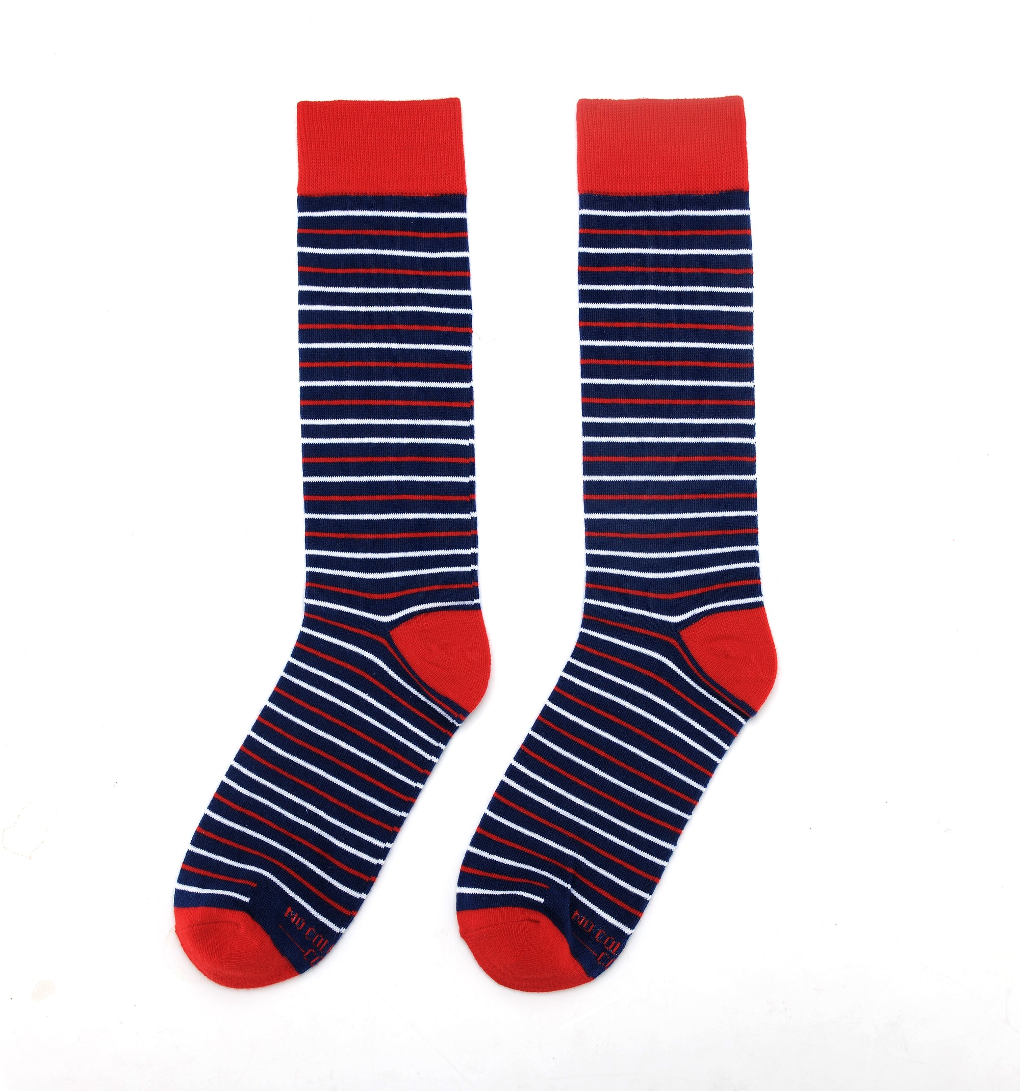 White/Red Striped Socks