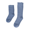 Solid Dusty Blue Kids Socks