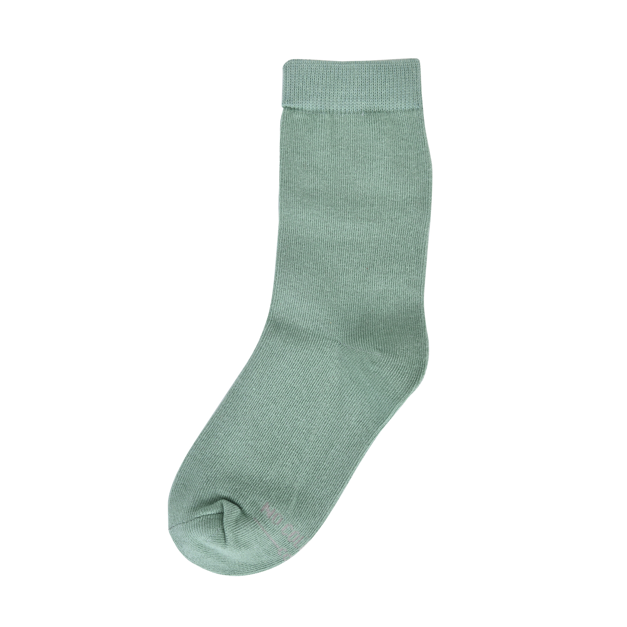 Solid Sage Green Kids Socks